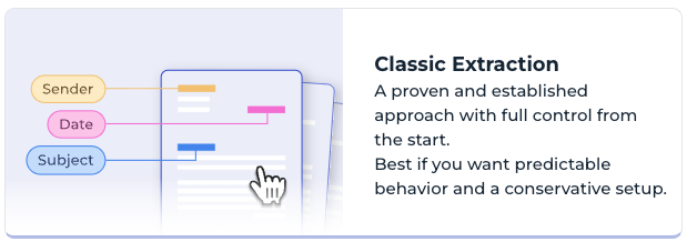 Classic Extraction selector